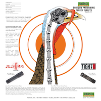Primos Hunting Shotgun Turkey Shooting Target, 10.75 x 11.5-in, 12-pk Front_Flat