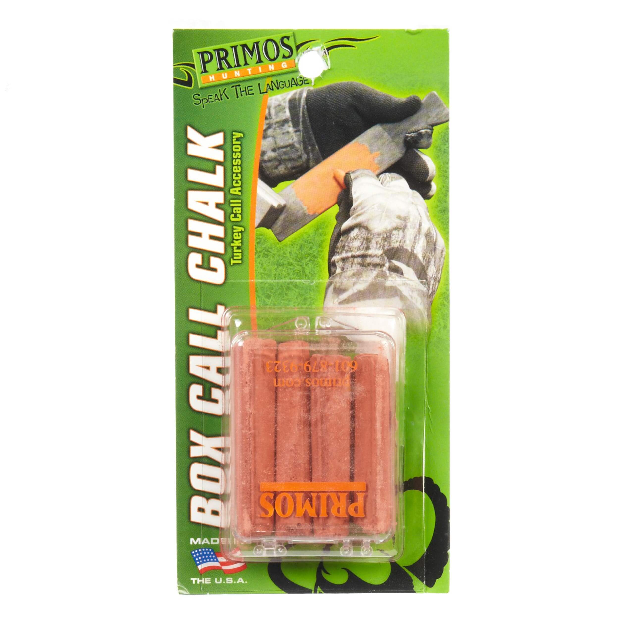 Primos Hunting Turkey Box Call Chalk, 4-pk Front_Flat