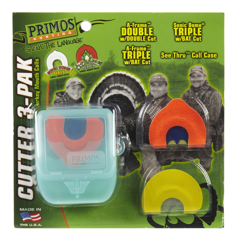 Primos Cutter Turkey Mouth Call w/ Case, 3pk Canadian Tire