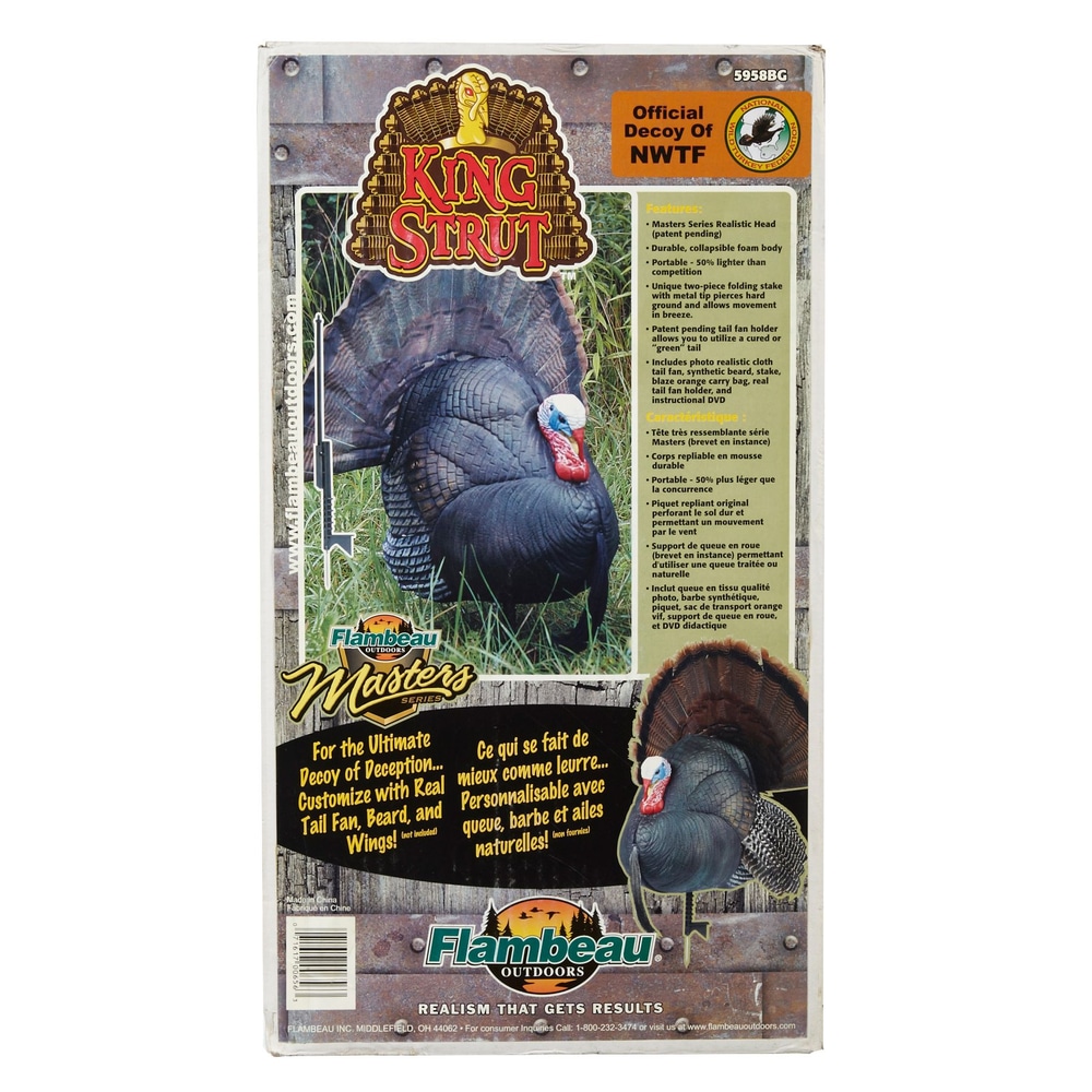 Flambeau Master Series Flocked King Strut Turkey Decoy Canadian Tire