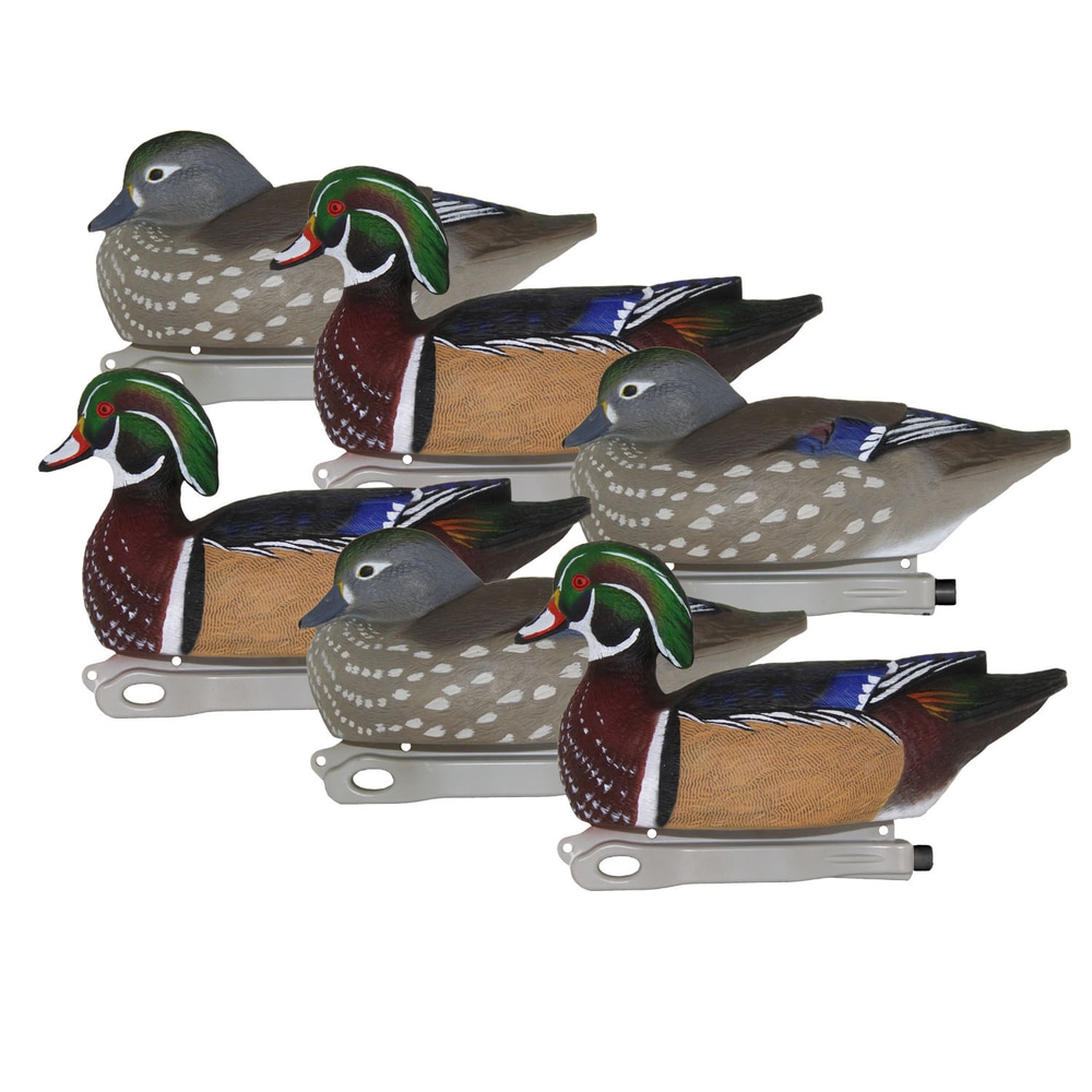Hard Core Wood Duck Floating Decoys, 6pk Canadian Tire