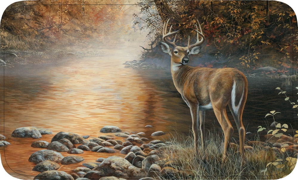 Memory Foam Deer Scene Bath Mat, 31.5 x 20in Canadian Tire