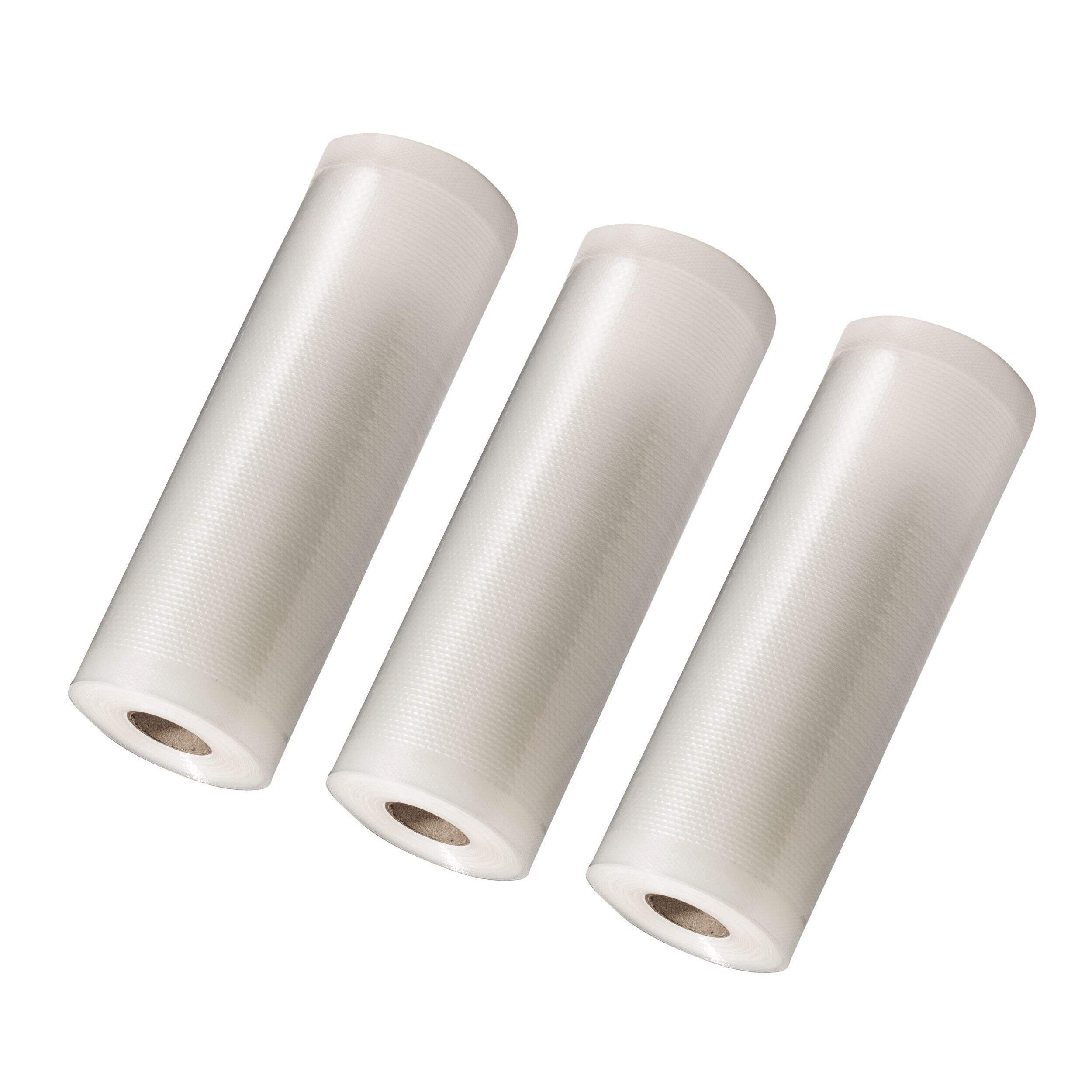 Weston BPA Free Vacuum Sealer Bag Rolls, 8-in x 22-ft, 3-pk Overhead_Plunge