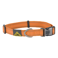 Browning Webbed Reflective Pet Dog Collar, Orange, Assorted Size Front_Elevated