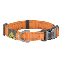 Browning Webbed Reflective Pet Dog Collar, Orange, Assorted Size