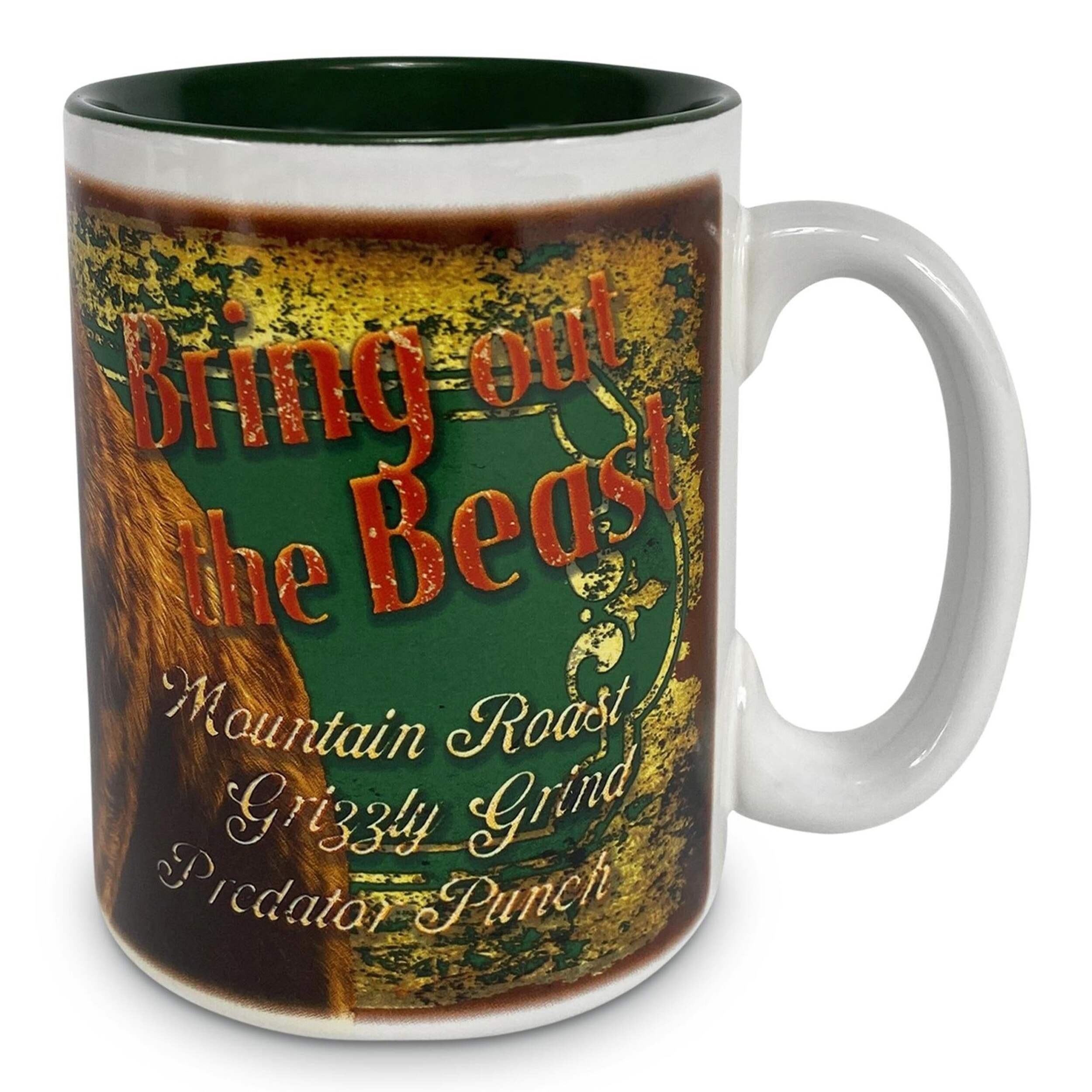 Rivers Edge Man Cave Bear Mug Front_Elevated