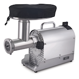 Weston Pro Series™ #12 Stainless Steel Meat Grinder Front_Three_Fourths_Angled_Left