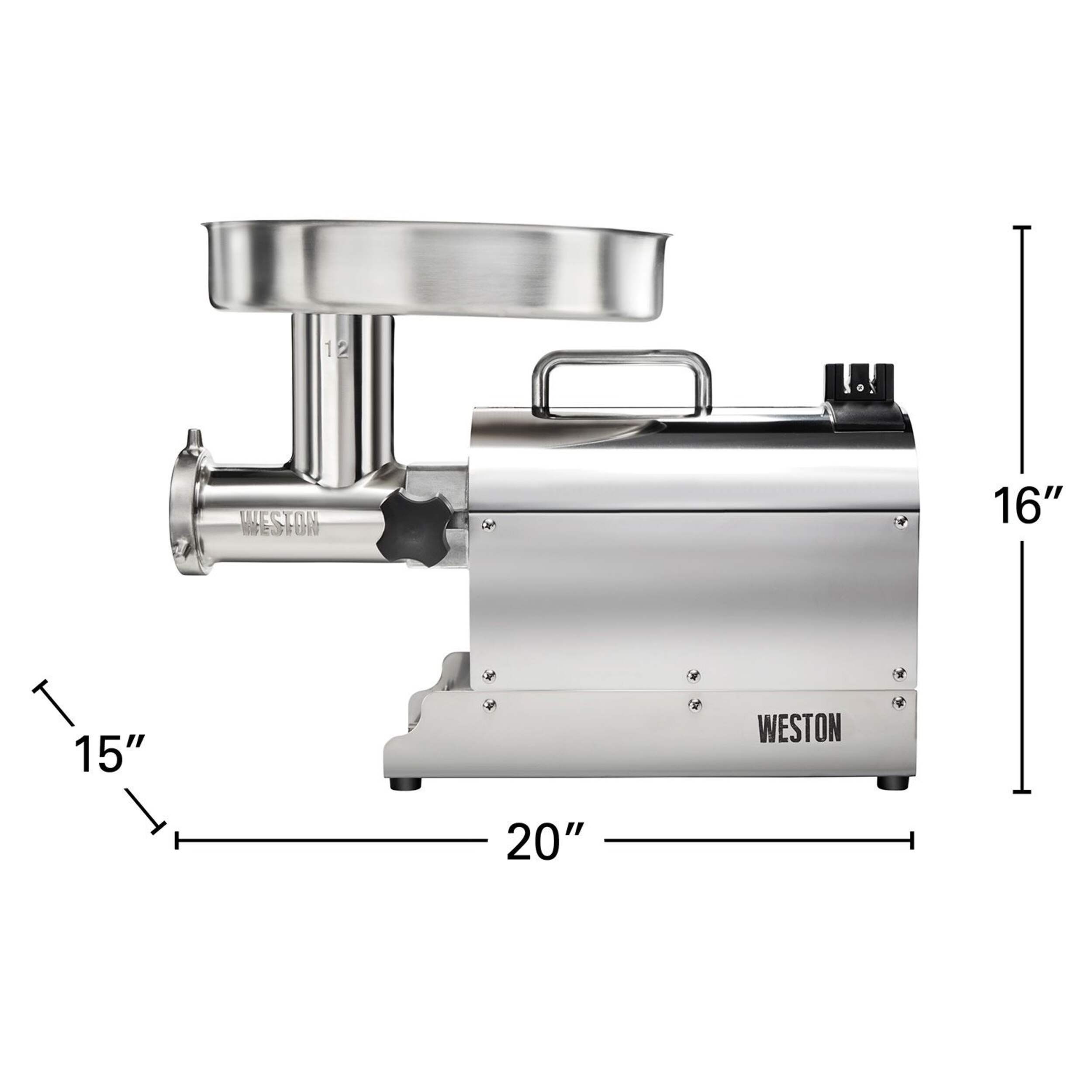 Weston Pro Series™ 12 Stainless Steel Meat Grinder Canadian Tire