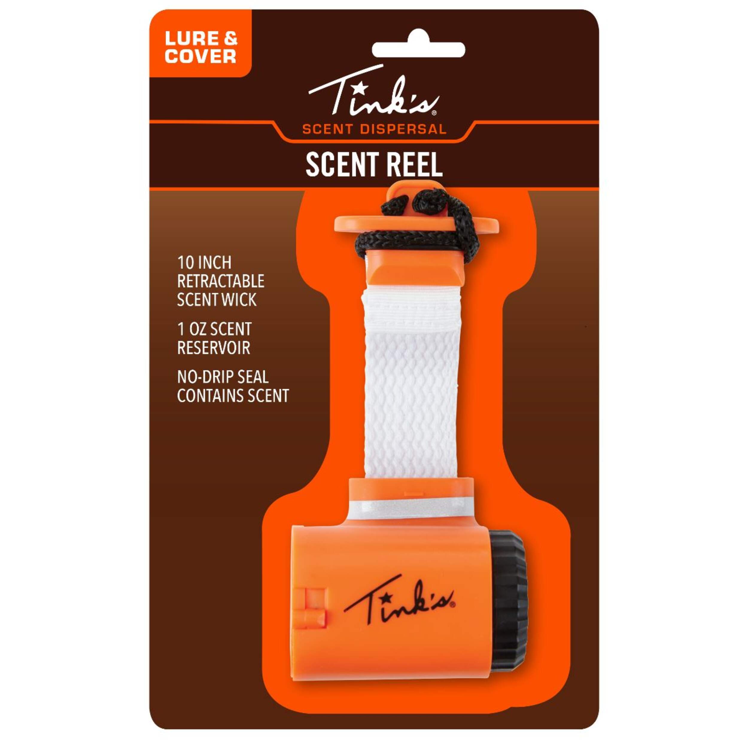 Tink's Scent Reel Retractable Hunting Scent Wick, 10-in Front_Flat