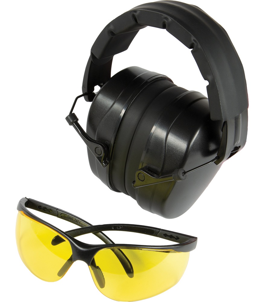 Champion Hunting Eye & Ear Protection Shooting Range Kit, Passive Muff
