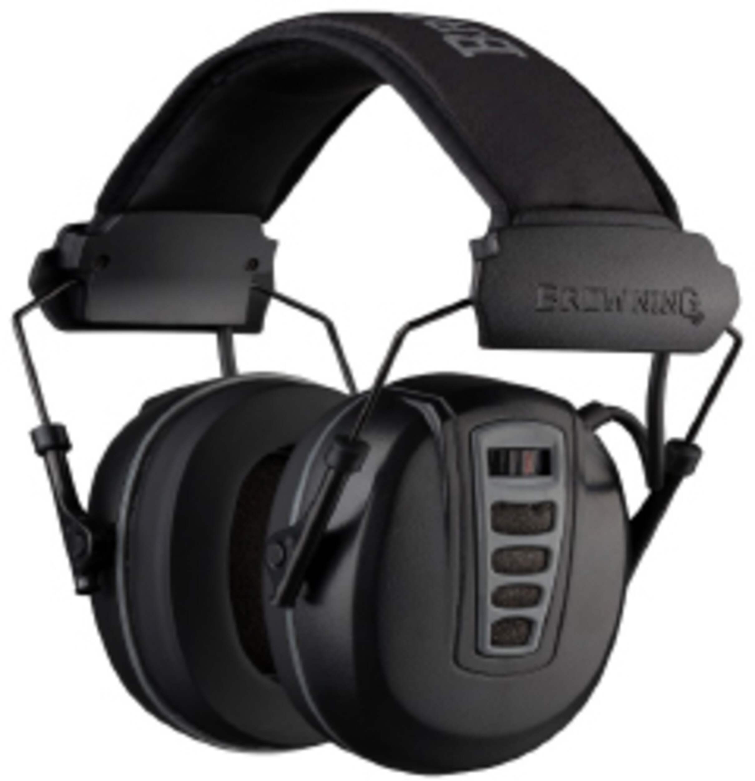 Protège-oreilles électroniques pour la chasse Browning Cadence 82-DB, noir Front_Angled_Right