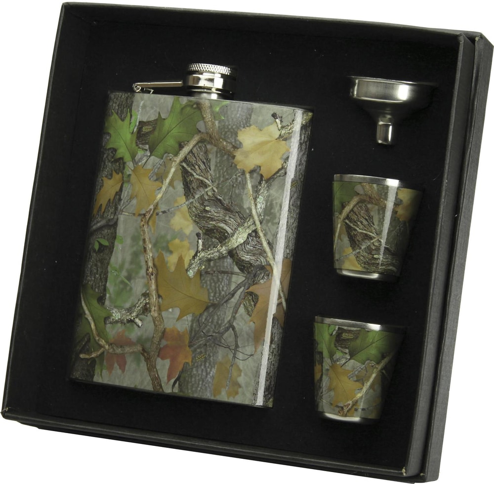 Shot Glass/Flask Camo Set Canadian Tire