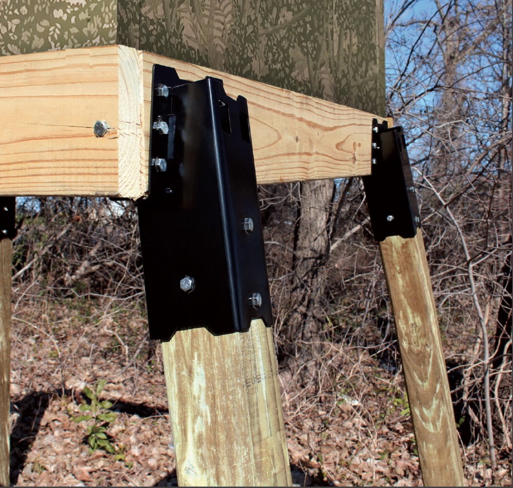 HME Outdoor Platform Bracket, Black, 4pk Canadian Tire