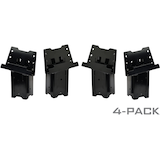 Supports pour plateforme d'extérieur HME, noir, paq. 4 Composite_or_Mixed