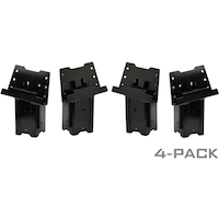 Supports pour plateforme d'extérieur HME, noir, paq. 4 Composite_or_Mixed