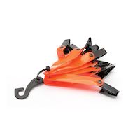 HME Hunting Trail Markers, Orange, 10-pk Overhead_Plunge