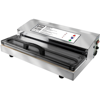 Weston Pro-2300 Stainless Steel Commercial Grade Double Piston Pump Vacuum Sealer, Silver Front_Angled_Right