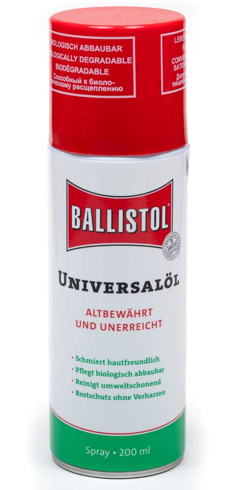 Huile lubrifiante universelle à fusil Ballisol en vaporisateur, 200 ml