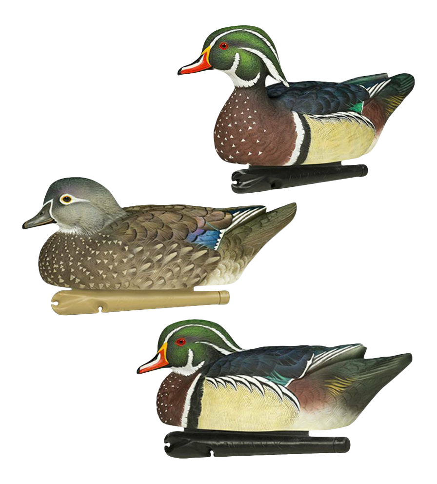Avian X Topflight Wooden Hunting Duck Decoys, 12.5in, 6pc Canadian Tire