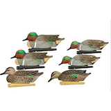 Avian X Topflight Green Winged Teal Hunting Duck Decoys, 10-in, 6-pk Composite_or_Mixed