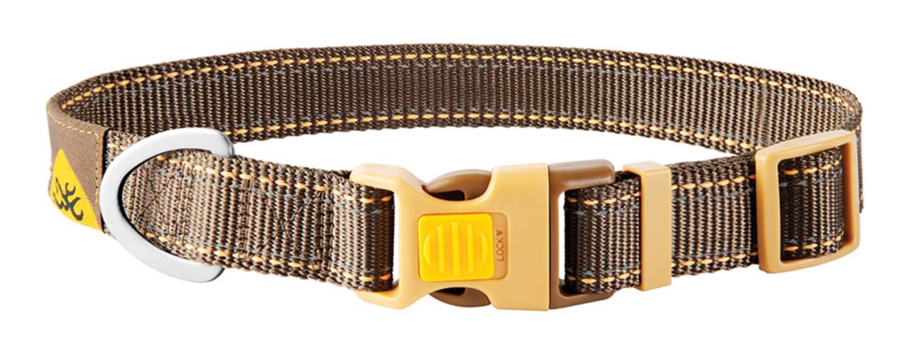 Browning Classic Camo Dog Collar Medium Teak