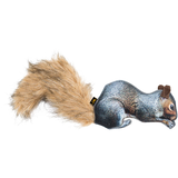 Browning Durable Squirrel Squeaker Pet Dog Toy Overhead_Flat