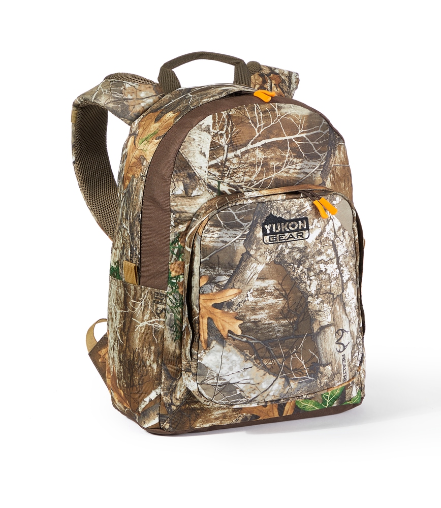Yukon Gear Bromont Hunting Day Backpack, Camo, Realtree Edge, 21L