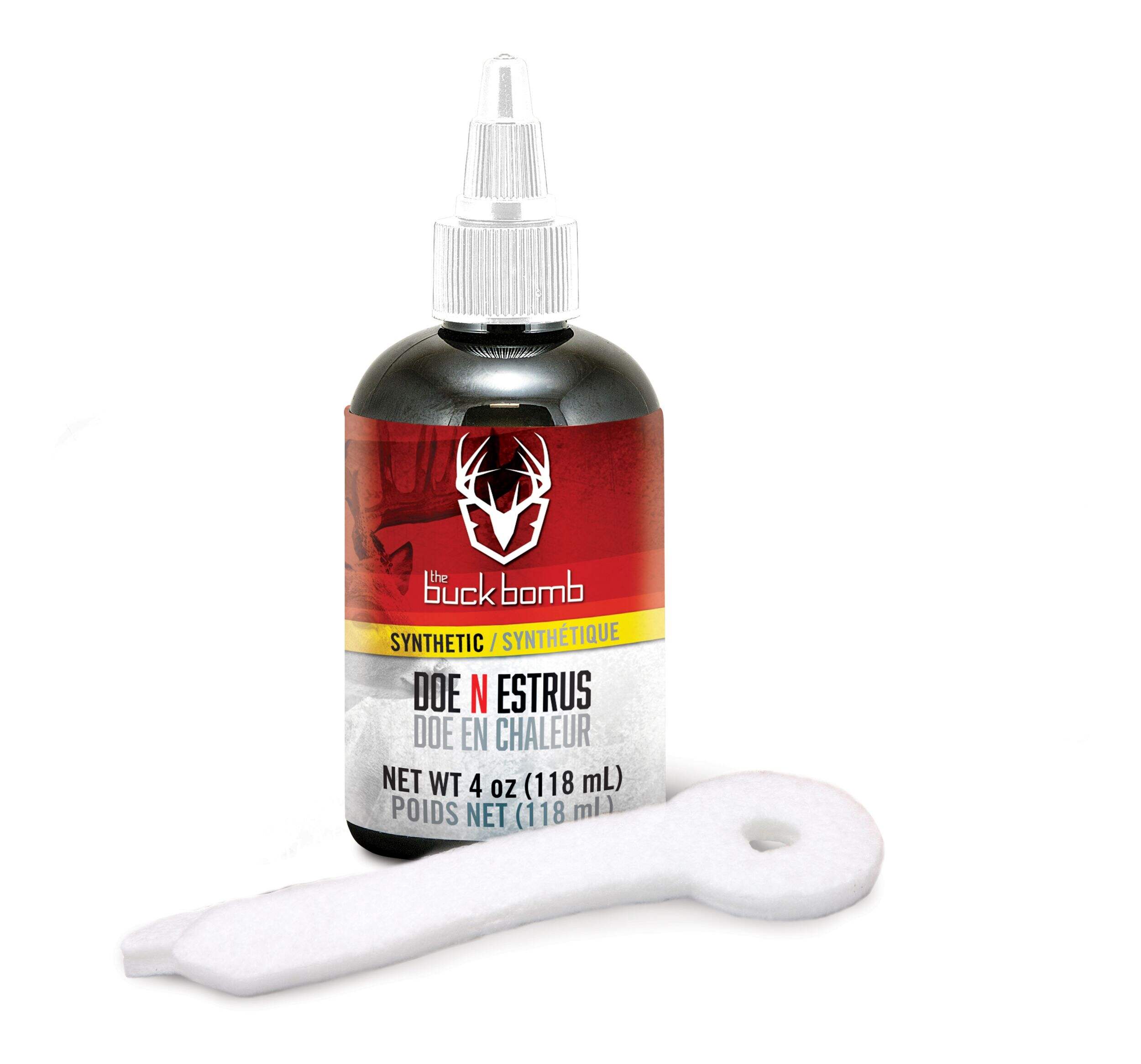 Buck Bomb Doe N Estrus Synthetic Hunting Urine Deer Attractant, 4Wicks, 118mL Canadian Tire