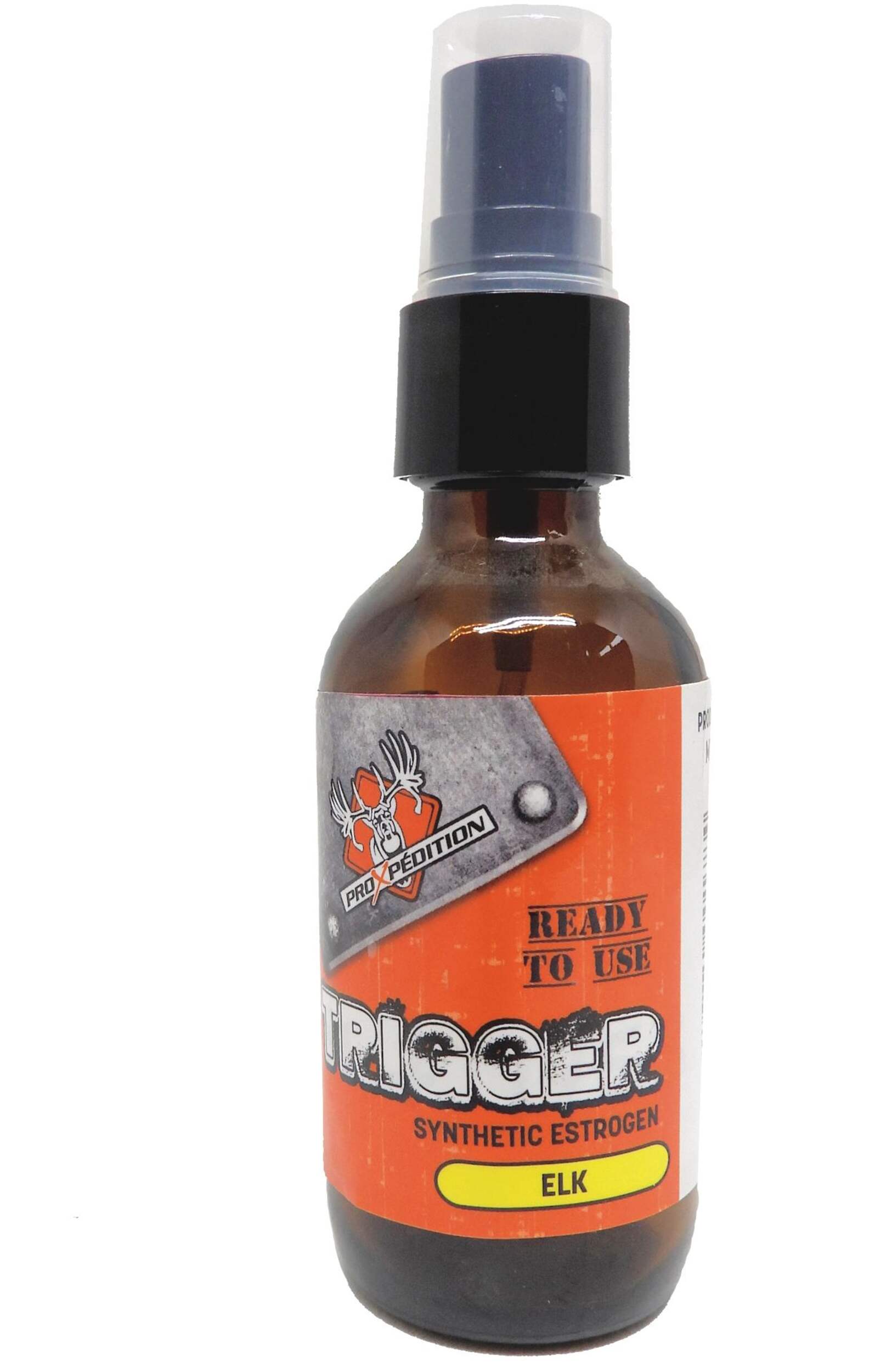 Pro Xpedition Cow in Heat Synthetic Estrogen Lure, Elk Front_Flat