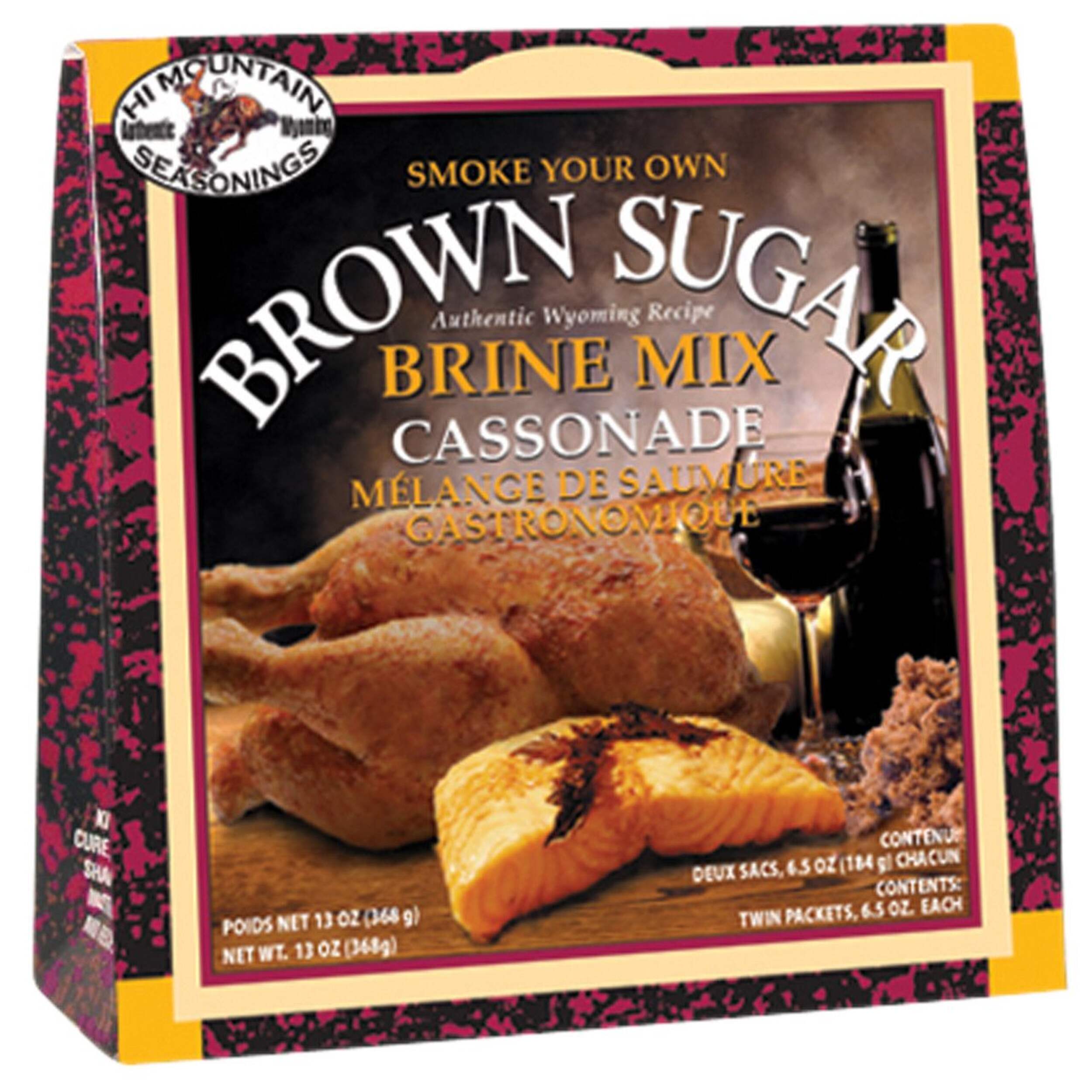 Hi Mountain Make Your Own Brown Sugar Brine Mix, 184-g Front_Angled_Right