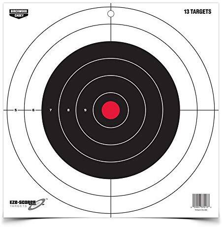 Birchwood Casey EZE-Scorer Bulls Eye Shooting Targets, 12-in, 13-pk ...