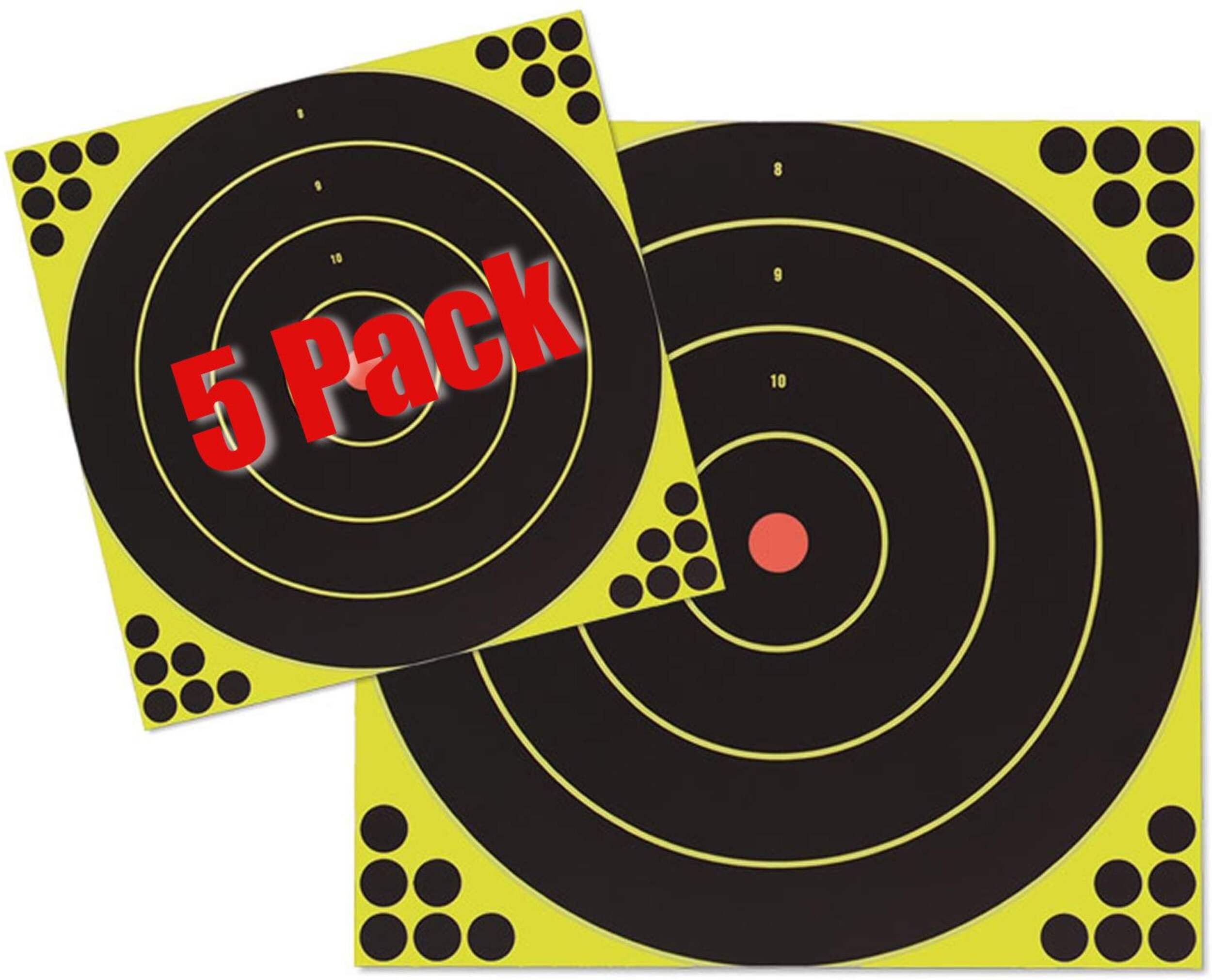 Birchwood Casey Shoot-N-C®Bulls Eye Shooting Targets, 17.25-in, 5-pk Composite_or_Mixed