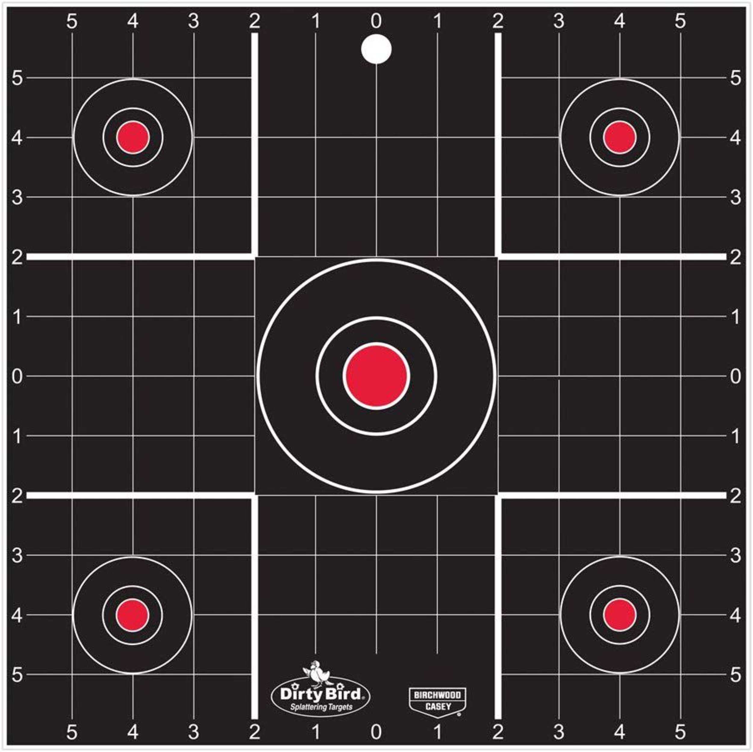 Birchwood Casey Dirty Bird Sight-in Shooting Target, 12-in, 12-pk Front_Flat
