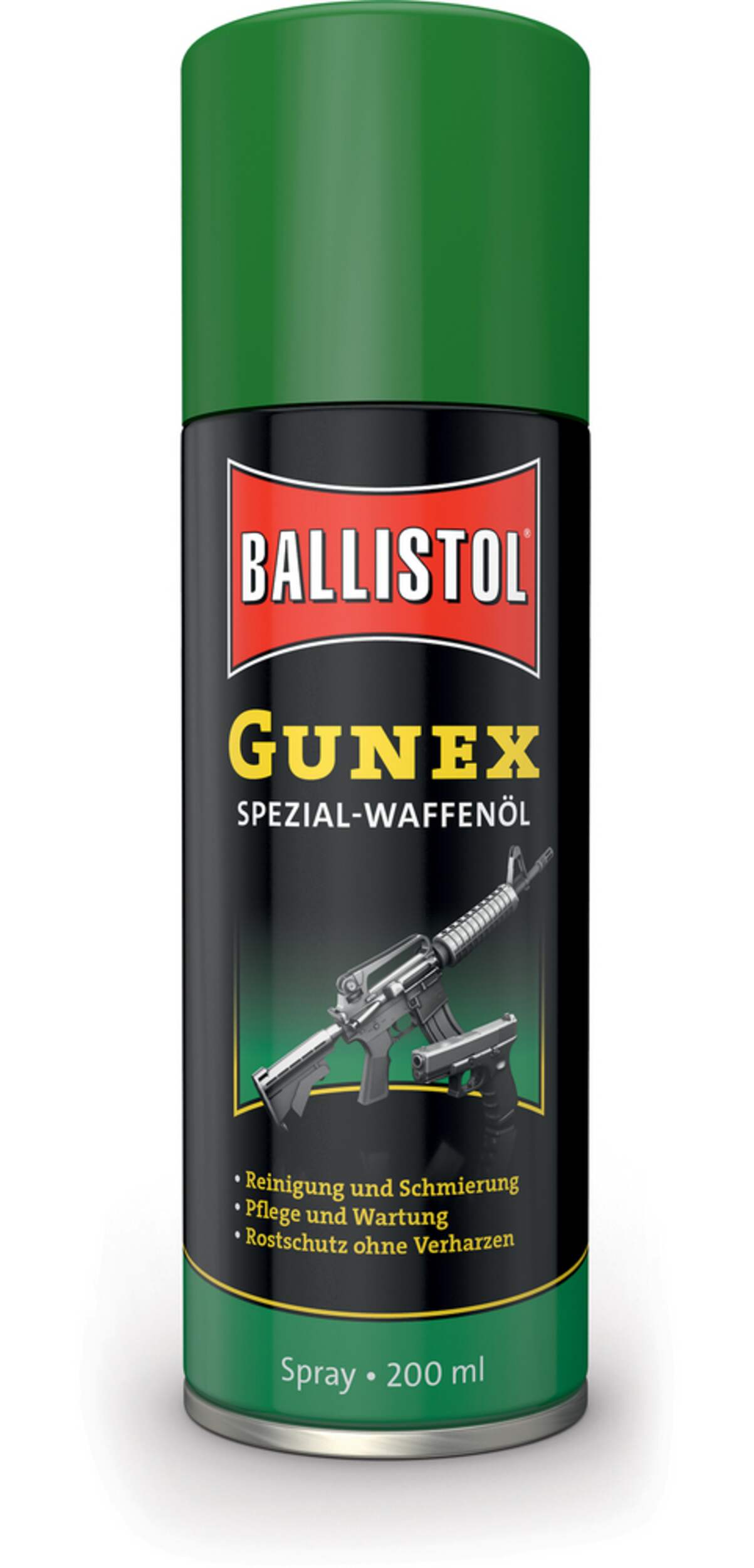 Ballistol Gunex Hunting Special Gun Care Oil Spray, 200-mL Front_Flat