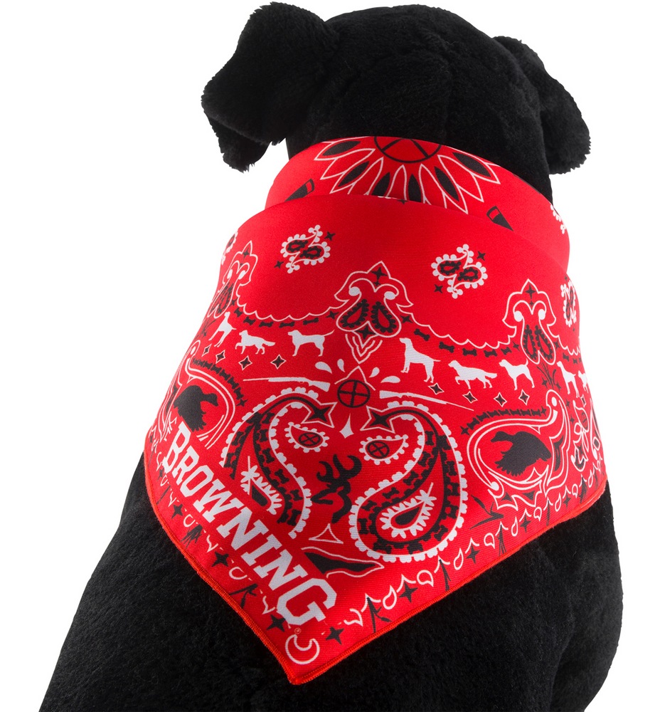 Browning Wrinkle Free Pet Dog Bandana, Assorted Colour, 21 x 21in