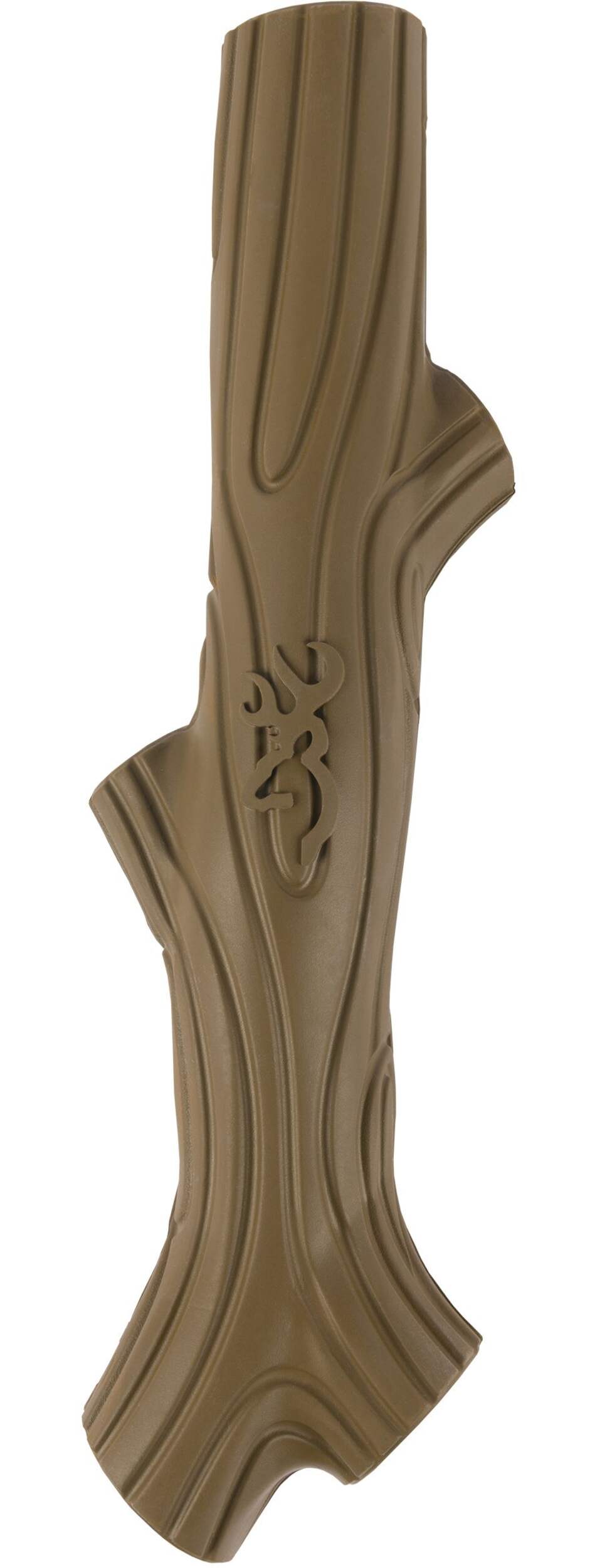 Browning Durable Rubber Stick Dog Toy, Brown Front_Flat