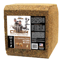 BIGROCK CRUSH Ani-Signature Series™ Hunting Deer Attractant Brick, Acorn, 20-lbs Front_Angled_Left