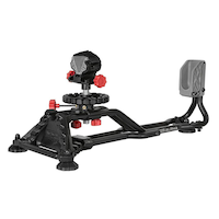 Birchwood Casey Alpha Hunting Rifle Shooting Rest, Black Front_Three_Fourths_Angled_Left