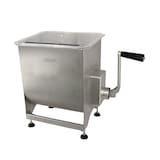 Weston Manual Stainless Steel Meat Mixer Front_Three_Fourths_Angled_Left