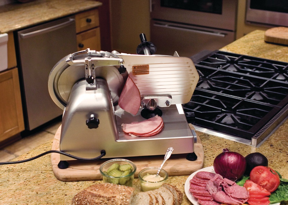 Weston Pro 320 Aluminum 320W Meat Slicer, 10in Canadian Tire