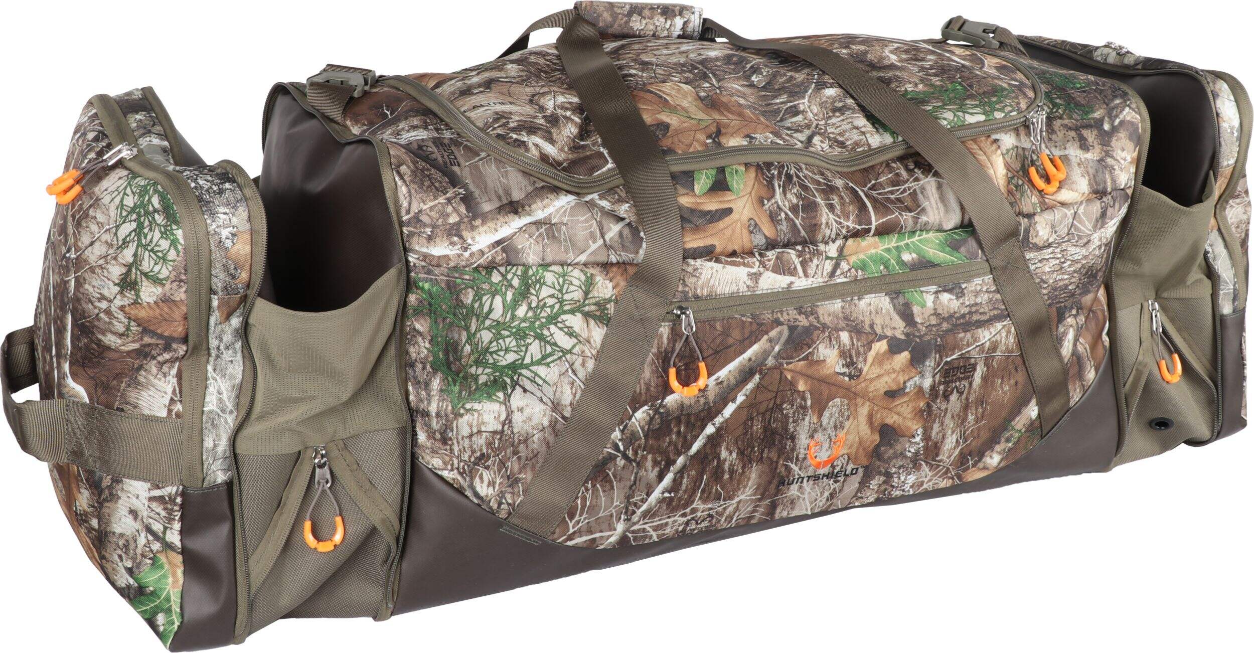 Huntshield Glenview Realtree Edge Duffle Bag, 90-L Front_Three_Fourths_Angled_Right