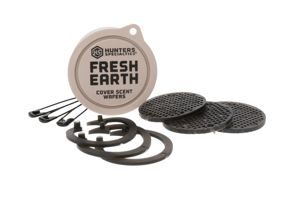 Hunters Specialties Hunting Cover Scent Wafers, Fresh Earth, 3pk