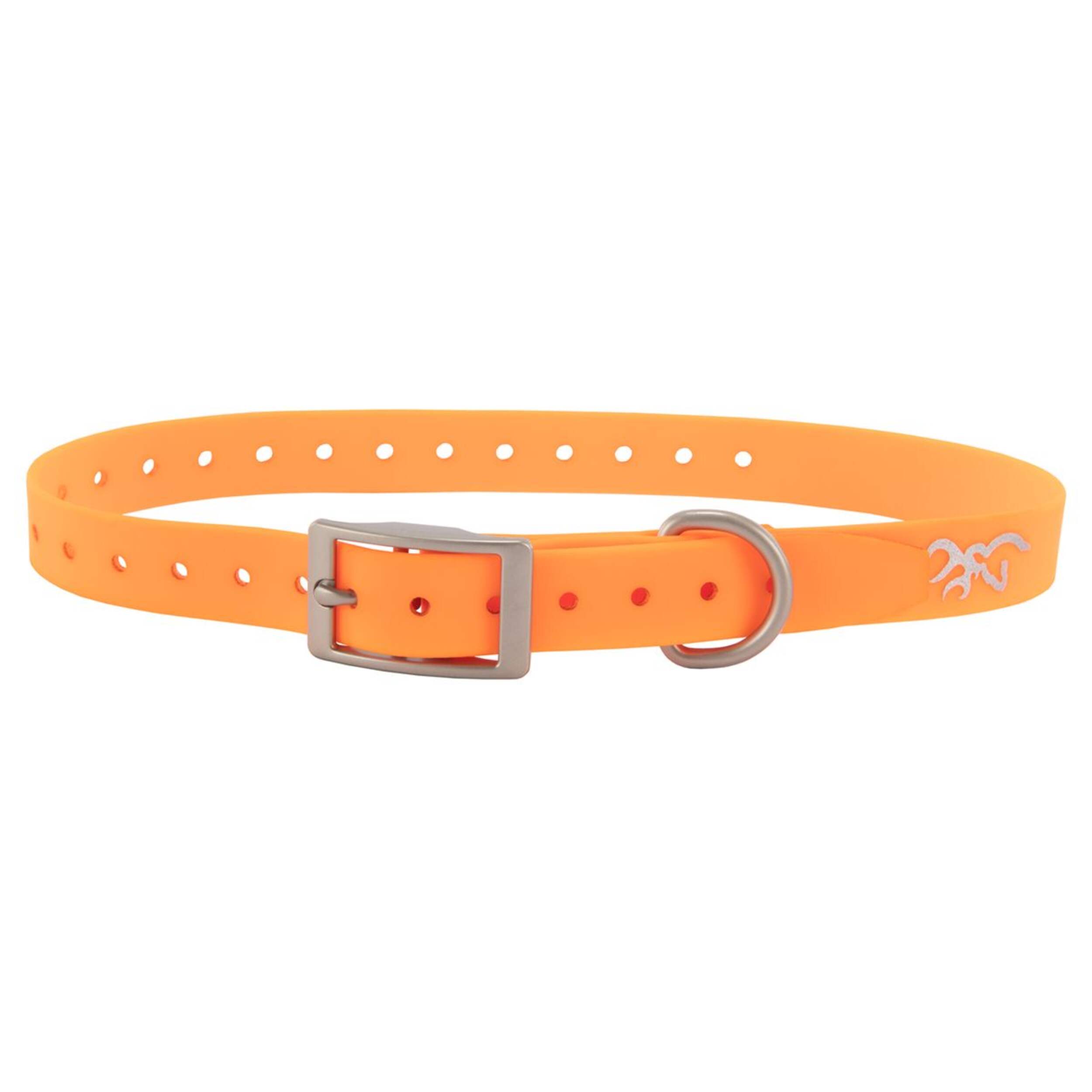 Browning Waterproof Performance Pet Dog Collar, Blaze Orange Front_Elevated
