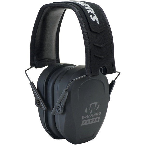 Walker's Pro 27DB Passive LowProfile Hunting Shooting Earmuffs, Black