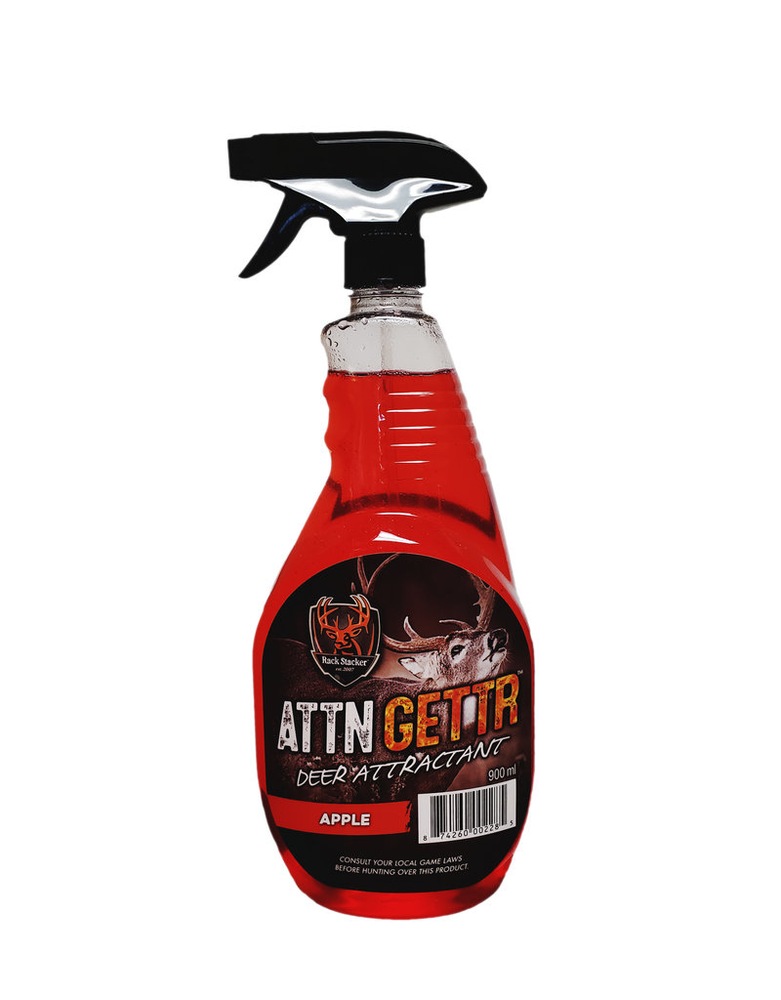 Rack Stacker Attention Gettr Hunting Deer Attractant Spray, Apple, 900