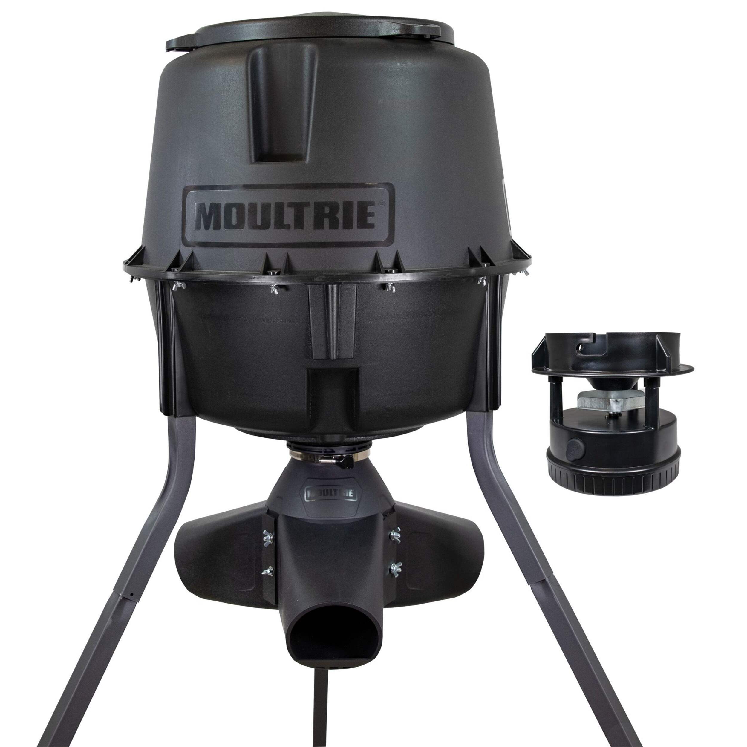 Moultrie Deer Feeder Gravity & Spin Combo, 200lb Feed Capacity