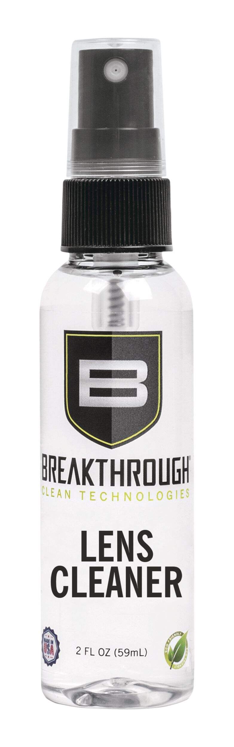 Allen Breakthrough Clean Technologies Lens Cleaner Pump Spray, Low-Odour, Non-Staining, 2-oz Front_Flat