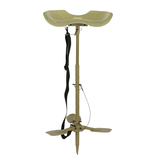 Ergo Ultimate Marsh Seat with Improved Back Support, Metal, Black Front_Flat