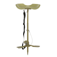 Ergo Ultimate Marsh Seat with Improved Back Support, Metal, Black