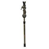 Primos Trigger Stick Gen3 Short Monopod Shooting Stick, Metal, Green Front_Three_Fourths_Angled_Right